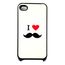 Capa-para-Iphone-4-I-Love-Mustache-Branca-com-Purpurina