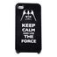 Capa-para-Iphone-4-Keep-Calm-and-Use-the-Force-Preta-com-Purpurina