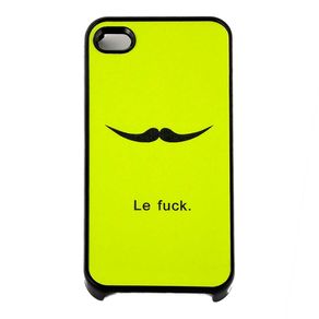 Capa-para-Iphone-4-Le-Fuck-Verde-com-Purpurina