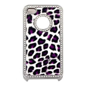 Capa-para-Iphone-4-Oncinha-Lilas-Luxo-com-Strass