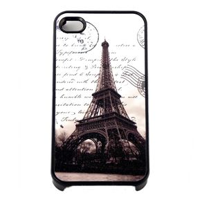 Capa-para-Iphone-4-Torre-Eiffel-Preta-com-Purpurina