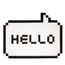 Capacho-Hello-Pixelado-Branco-Geek