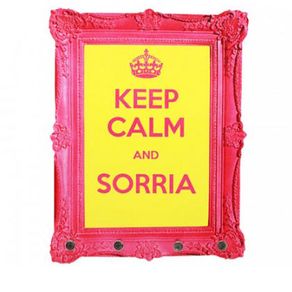 Porta-Chaves-Keep-Calm-e-Sorria