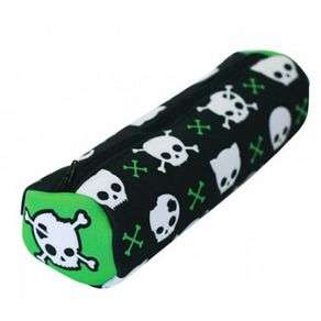 Necessaire-Estojo-Caveiras-Verde