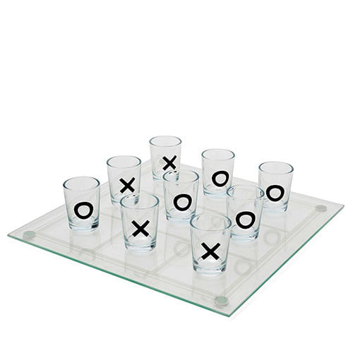 Jogo da Velha com Copos de Tequila Shot - Gorila Clube