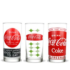 Kit-3-copos-coca-cola-vintage